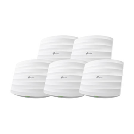 Set 5 x Access Point Wi-Fi 5, AC1750 Dual-Band, 3.5/4 dBi, 2 x RJ45 Gigabit, PoE - TP-Link Omada EAP245(5-pack) TP-LINK - 1
